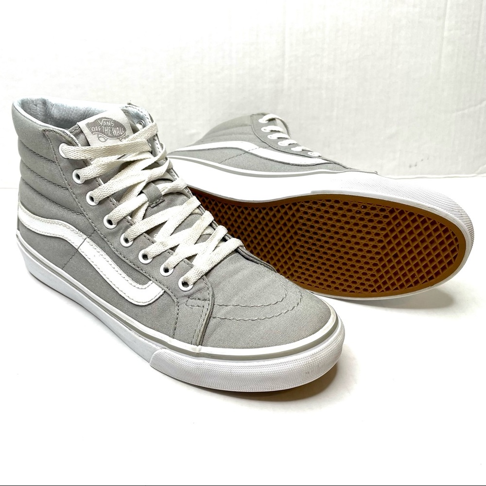 Vans Sk8-Hi Old Skool High Top Sneakers Unisex 721356 Gray M6 W7.5
